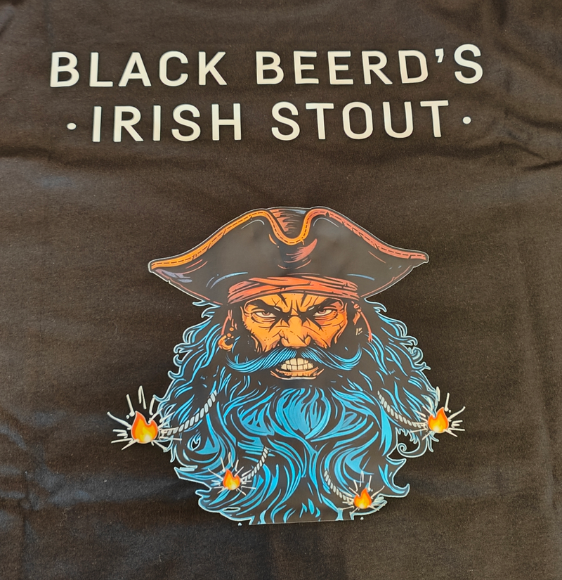 Black T-shirt Black Beerd&