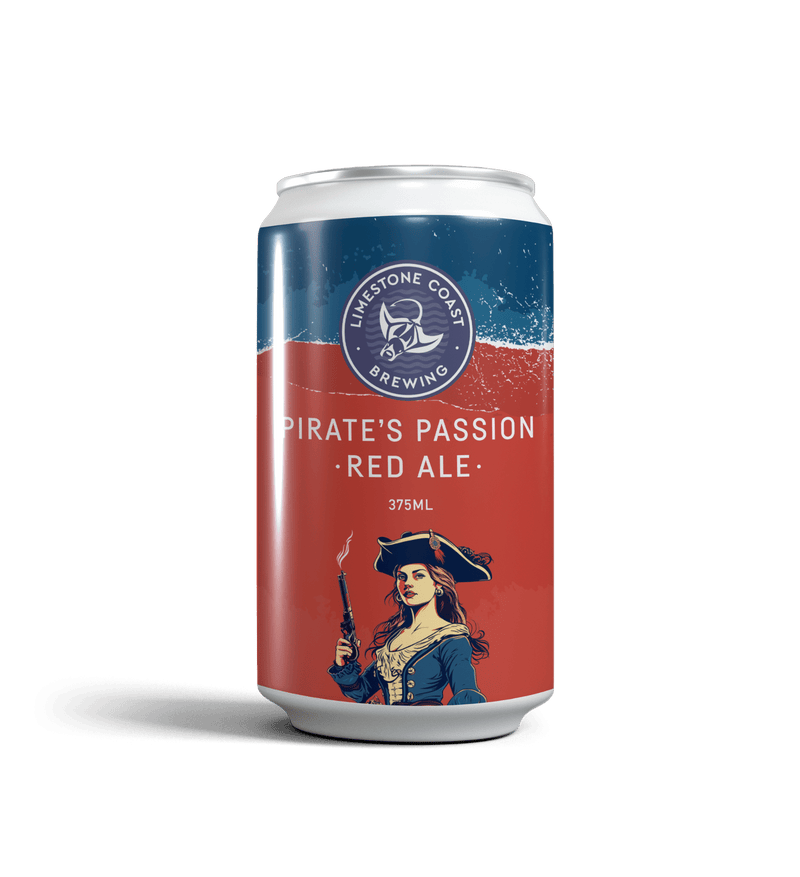 Can of pirates passion red ale